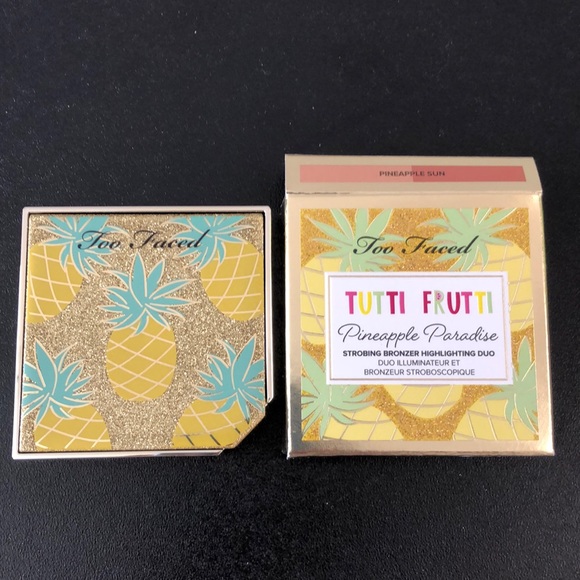 2 / $25 Too Faced Pineapple Paradise Bronzer Highlighting Duo - Picture 3 of 4